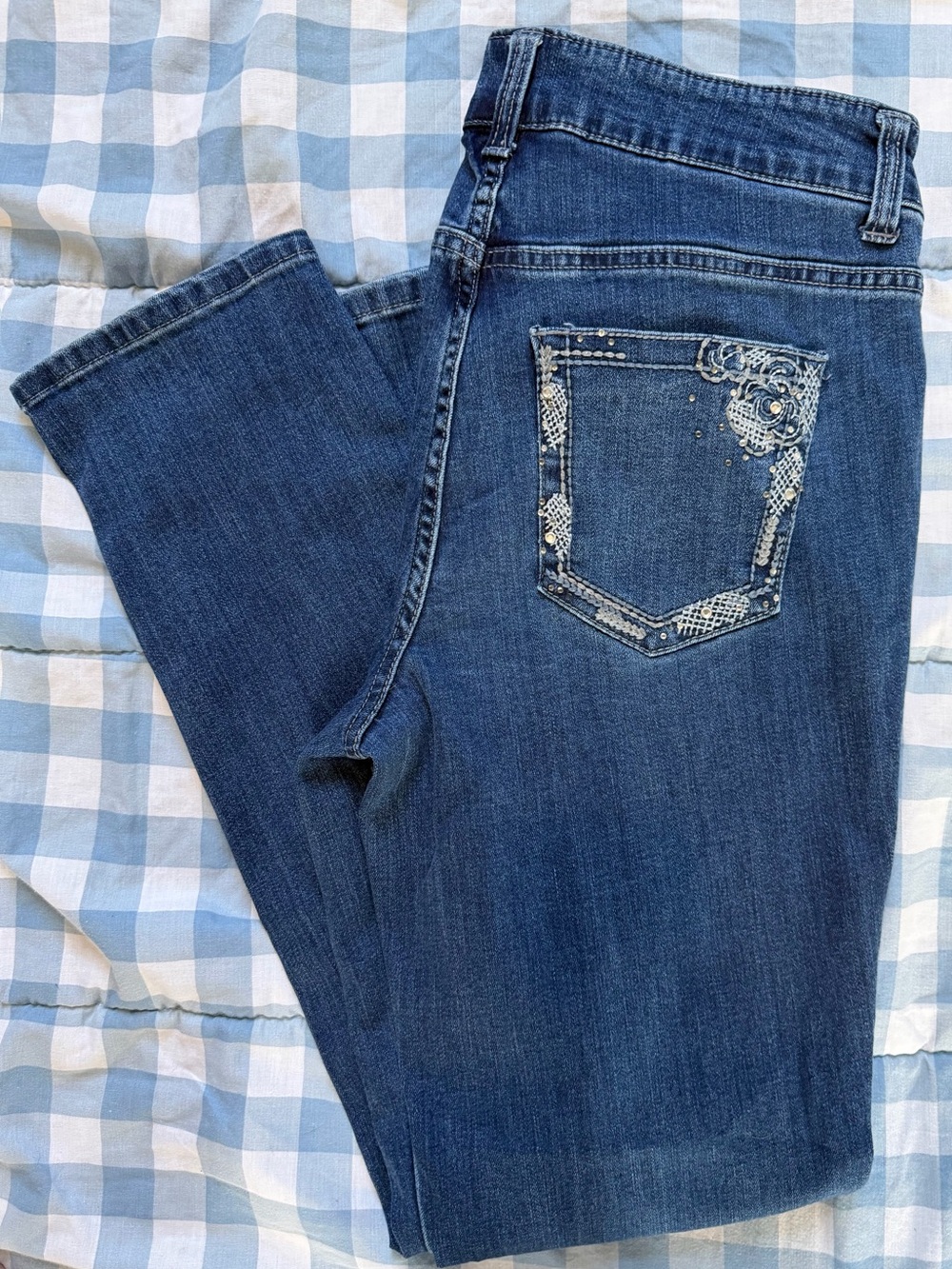 Christopher & Banks women's jeans with decorative back pockets size 6
